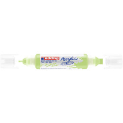 Akril marker 2-3mm, és 5-10mm, 3D kétvégű Edding 5400 pasztellzöld Dekormarker Edding