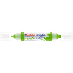 Akril marker 2-3mm, és 5-10mm, 3D kétvégű Edding 5400 sárgászöld Dekormarker Edding