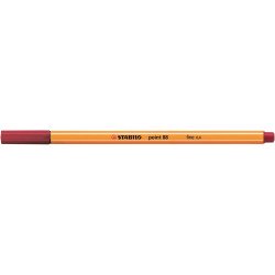 Rostirón, tűfilc 0,4mm, STABILO Point 88 karmazsinvörös Író- irodaszer, papíráru Stabilo