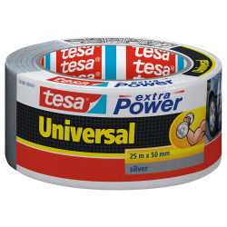Ragasztószalag 50mmx25m Extra Power szövetszalag Tesa ezüst Javítás, ragasztás, csomagolás Tesa