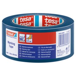 Jelölőszalag 50mmX33m Tesa kék Iroda üzemeltetés, munkavédelem Tesa