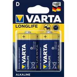 Elem góliát LR20D longlife 2 db/csomag, Varta Elem, akkumulátor, töltő Varta