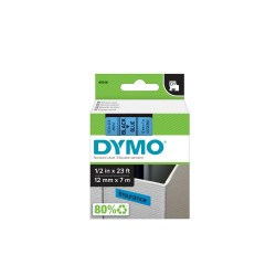 Feliratozógép szalag Dymo D1 S0720560/45016 12mmx7m, ORIGINAL, fekete/kék Feliratozógép szalag Dymo
