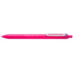 Golyóstoll nyomógombos 0,35mm, Pentel iZee, írásszín rózsaszín Golyóstoll Pentel