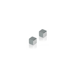 Mágnes, 1x1x1cm, erős, üvegtáblához, HMN1010 Franken ezüst 4 db/csomag Irodatechnika, kellékei Franken