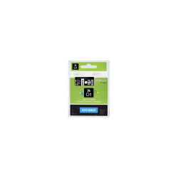 Feliratozógép szalag Dymo D1 S0721010/53721 24mmx7m, ORIGINAL, fehér/fekete Feliratozógép szalag Dymo