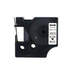 Feliratozógép szalag kompatibilis Dymo D1 S0720530/45013 12mmx7m ECO fekete/fehér