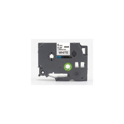 Feliratozógép szalag Brother TZE211 6mm ECO fekete/fehér Feliratozógép szalag Eco