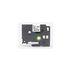 Feliratozógép szalag Brother TZE211 6mm ECO fekete/fehér Feliratozógép szalag Eco