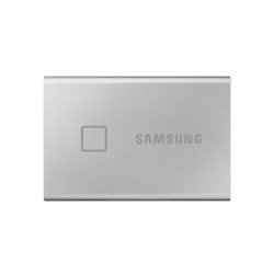 SSD meghajtó Portable SSD USB 3,.2 1TB Solid State Disk, T7 Touch, Samsung Szürke Merevlemez Samsung