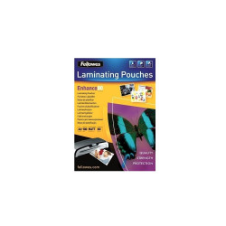 Lamináló fólia, A3, 80 mikron, matt, 100 db/doboz, Fellowes® Irodatechnika, kellékei Fellowes