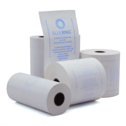 Hőpapír 80 mm széles, 17fm hosszú, cséve 12mm, 10 tekercs/csomag, ( 80/40 ) BPA mentes Bluering® Hőpapír Bluering