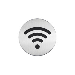 Piktogram, információs tábla, átmérő 83mm, WIFI Durable ezüst Irodatechnika, kellékei Durable