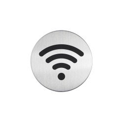 Piktogram, információs tábla, átmérő 83mm, WIFI Durable ezüst Irodatechnika, kellékei Durable