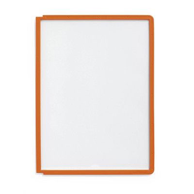 Bemutatótábla panel, A4, 5 db/csomag, Durable Sherpa narancs