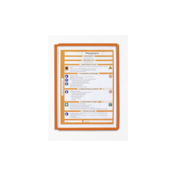 Bemutatótábla panel, A4, 5 db/csomag, Durable Sherpa narancs