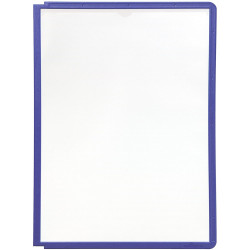 Bemutatótábla panel, A4, 5 db/csomag, Durable Sherpa lila Bemutatótábla, mágneses info keret Durable