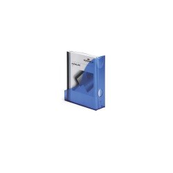 Iratpapucs 7cm, Durable Basic, áttetsző kék Iratpapucs Durable