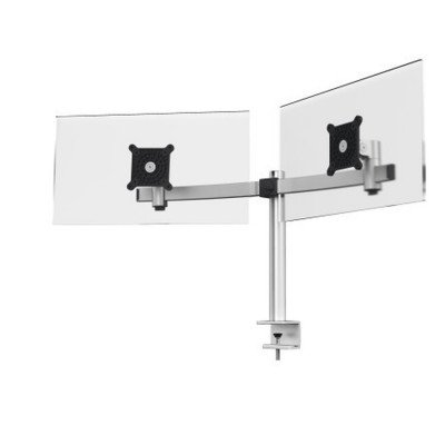 Monitor tartó Durable 2 képernyőhöz, asztali szorítóval