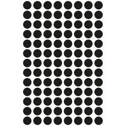 Etikett címke, o8mm, jelölésre, 104 címke/ív, 4 ív/doboz, Avery fekete