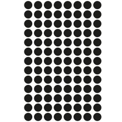 Etikett címke, o8mm, jelölésre, 104 címke/ív, 4 ív/doboz, Avery fekete
