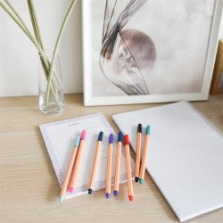 Rostirón, tűfilc vízbázisú, 0,5mm, hatszögletű test, Bluering® bordó