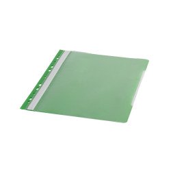 Gyorsfűző lefűzhető A4, PP 11 lyukkal Bluering® zöld Gyorsfűző műanyag Bluering