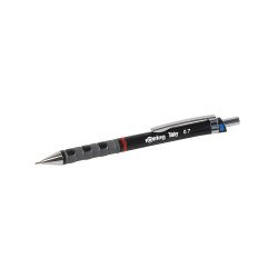 Nyomósirón 0,7mm, fekete test, Rotring Tikky Író- irodaszer, papíráru Rotring