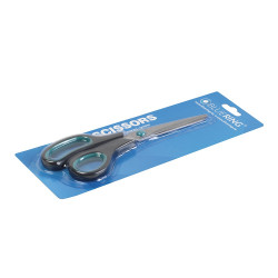 Olló 21cm, műanyag fekete-zöld nyél Bluering®