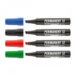 Alkoholos marker 1-4mm, vágott Ico 12 kék Író- irodaszer, papíráru Ico