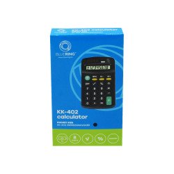 Zsebszámológép 8 digit KK-402 Bluering®
