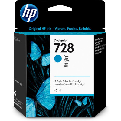 Hp 728/F9J63A tintapatron cyan ORIGINAL