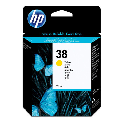 Hp 38/C9417A tintapatron yellow ORIGINAL