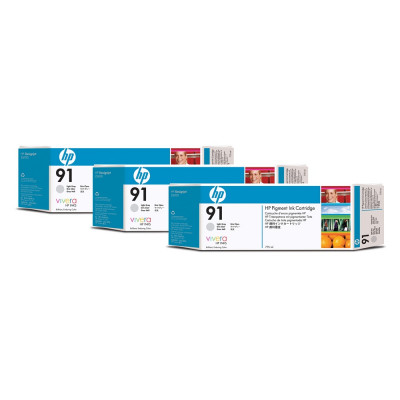 Hp C9482A/3X91 tintapatron light gray ORIGINAL