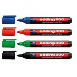 Alkoholos marker 1,5-3mm, kerek Edding 300 kék Író- irodaszer, papíráru Edding