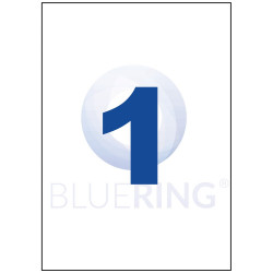 Etikett címke, 210x297mm, 100 lap, 1 címke/lap Bluering® Etikett - címke Bluering