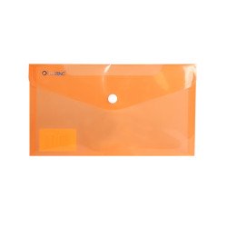 Irattartó tasak DL `csekk` patentos PP Bluering® transzparens narancs Irattartó tasak, patentos Bluering