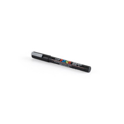 Dekormarker 0,9-1,3mm, PC-3M Uni Posca ezüst Dekormarker Uni