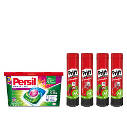 Ragasztóstift 11 g AKCIÓS CSOMAG + Persil Discs Color mosókapszula 100x11 g (4x25 db ) stift Pritt Javítás, ragasztás, csomagolás Pritt