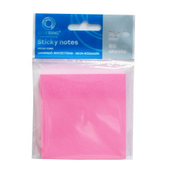 Jegyzettömb öntapadó, 76x76mm, 80lap, Bluering® , neon pink Író- irodaszer, papíráru Bluering