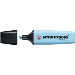 Szövegkiemelő 2-5mm, vágott hegyű, STABILO Boss original kék Író- irodaszer, papíráru Stabilo