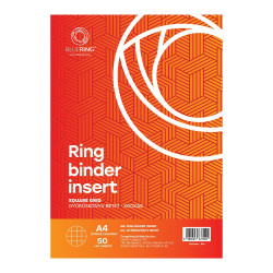 Gyűrűskönyv betét A4, 50lap Bluering® kockás