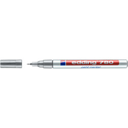 Lakkmarker 0,8mm, kerek Edding 780 ezüst Író- irodaszer, papíráru Edding