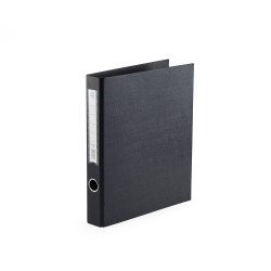 Gyűrűskönyv A4, 4,5cm, 2 gyűrűs PP/PP Bluering® Prémium fekete Gyűrűskönyv Bluering
