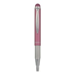 Golyóstoll metál rózsa test, Zebra Stylus Telescopic, írásszín kék