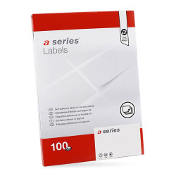 Etikett címke, 105x57mm, 100 lap, 10 címke/lap A-Series Etikett - címke A-series
