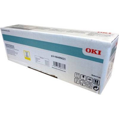 Oki ES5432/ES5473 toner yellow ORIGINAL 6K Oki ES5432/ES5473 toner yellow ORIGINAL 6K