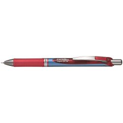 Rollertoll zselés 0,25mm tűhegyű Pentel EnerGelX BLN75-BO írásszín piros Író- irodaszer, papíráru Pentel