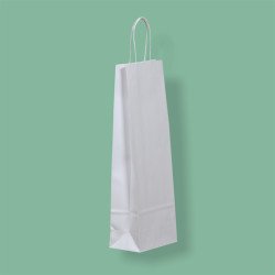 Sodrottfüles papír italtáska 140x80x390mm fehér Javítás, ragasztás, csomagolás Egyéb