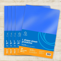 Genotherm `L` A4, 80 micron kék 25 db/csomag, Bluering®,